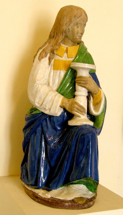 Angel Holding a Candle Holder by Andrea Della Robbia